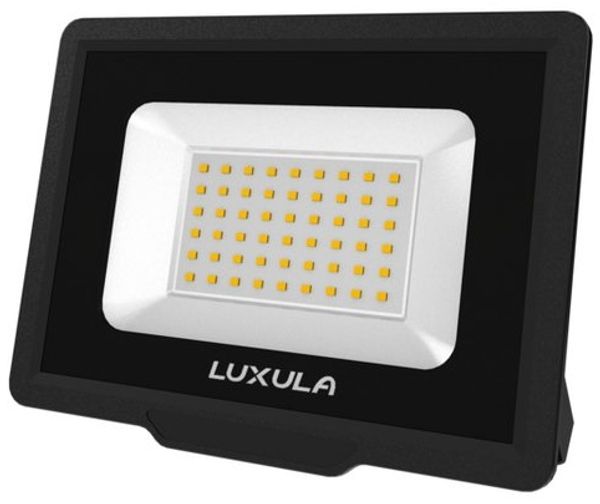 LUXULA LED Flutlichtstrahler LED-Fluter, 50 W, warm- & neutralweiß, 5000 lm, schwarz, IP65, LED fest integriert, warmweiß, neutralweiß