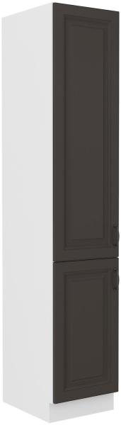 Küchen Vorratshochschrank 40 cm Stilo Grau Küchenzeile Küchenblock