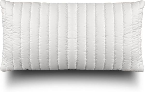 John Cotton Baumwollkissen Magicline 40x80, 80x80 cm, pure Eleganz, Füllung: Polyester, Bezug: 100% Baumwolle, Bauchschläfer, Rückenschläfer, Seitenschläfer, hochwertige Baumwolle, Schlafkomfort, atmungsaktiv, waschbar bis 95 °C