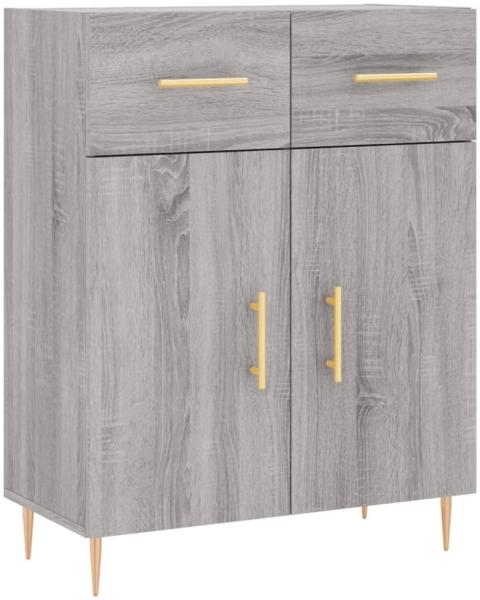 vidaXL Highboard Grau Sonoma 69,5x34x180 cm Holzwerkstoff 3198143 Bild 3