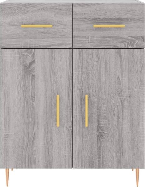 vidaXL Highboard Grau Sonoma 69,5x34x180 cm Holzwerkstoff 3198143 Bild 2