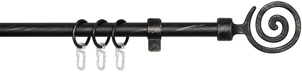 Good Life Gardinenstange Jana, Ø 13 mm, 1-läufig, ausziehbar, Fixmaß, verschraubt, Kunststoff, Metall