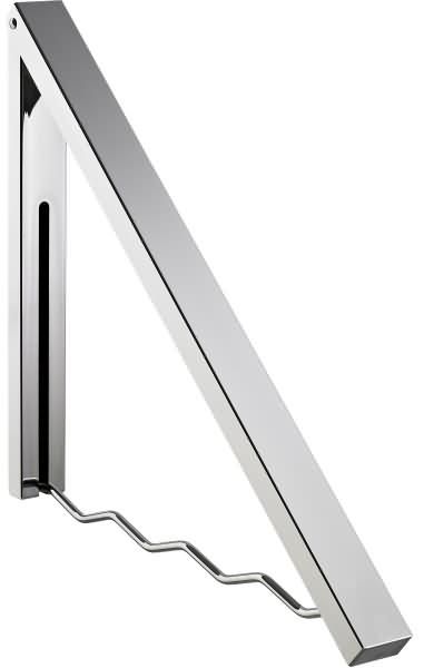ALCO Klappgarderobe Metall verchromt silber