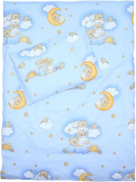 Primawela Babybettwäsche 2 teilige Baby Kinder Bettwäsche 100% Baumwolle 100x135 cm