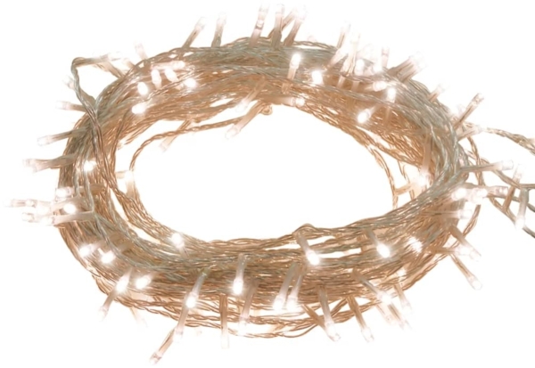 vidaXL LED-Lichterkette mit 300 LEDs Warmweiß 30 m PVC 343229