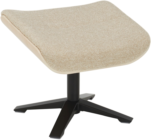 Amasra Loungesessel inkl. Hocker - LAKE slate grey / schwarz matt pulverbeschichtet / walnuss Bild 22