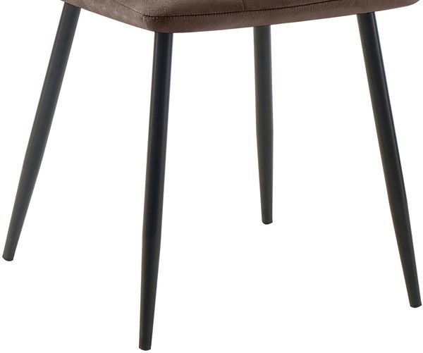 Esszimmerstuhl Tilde 1 Esszimmerstuhl braun Samt Bild 6