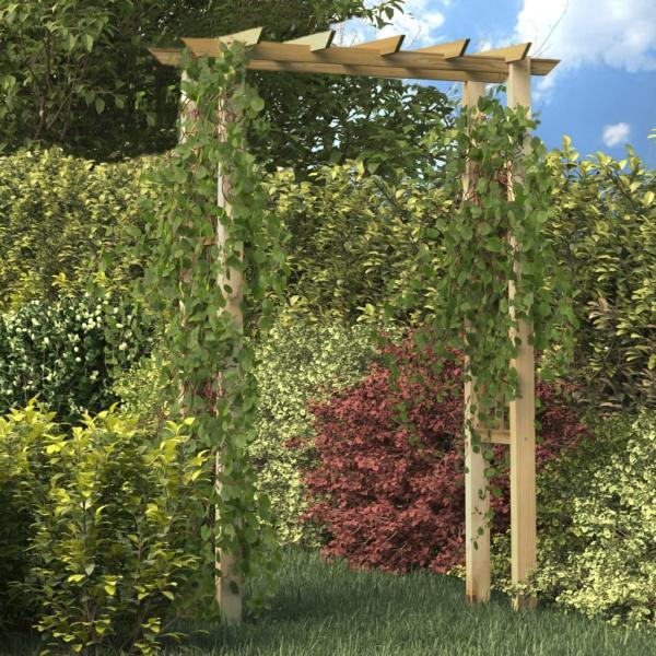 vidaXL Gartenlaube Rosenbogen 150 x 60 x 204 cm Holz Imprägniert 41912