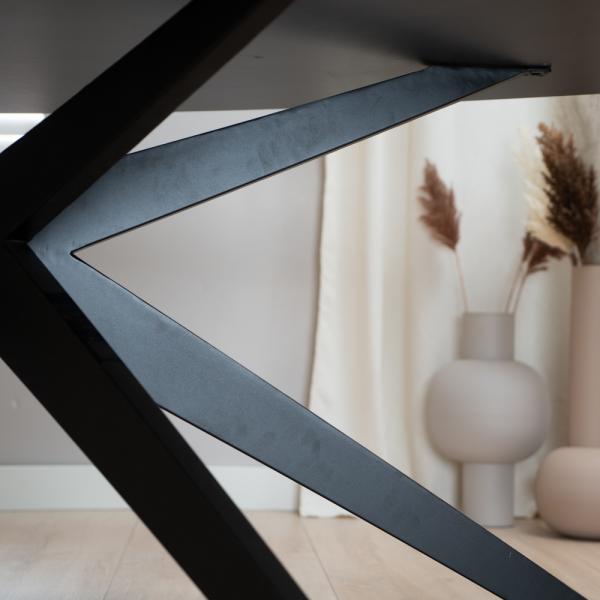 Bronx71 Tischgestell Torben Metall schwarz 140 x 80 cm Bild 6