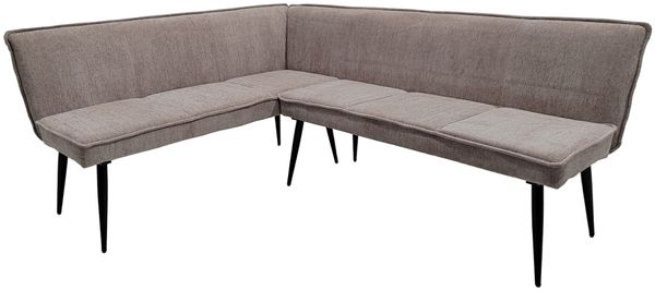 HTI-Living Mesilla Braun kurzer Schenkel links Eckbank 154 x 195 cm