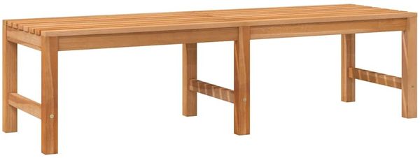 Gartenbank, Sitzbank 150 cm Massivholz Teak