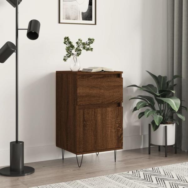 vidaXL Sideboard Braun Eichen-Optik 40x35x70 cm Holzwerkstoff 831162