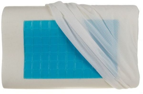 MALATEC Gesundheitskissen Orthopädisches Kissen, Füllung: Memory-Schaum, Spar-Set, kühlendes-Gel, eine ergonomische Schlafposition und weniger Verspannungen