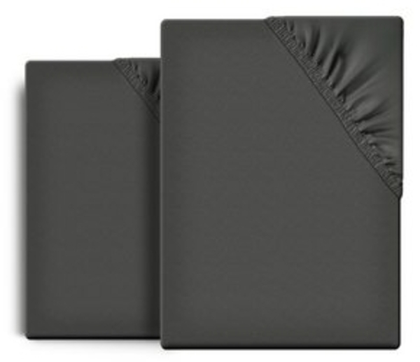 Beautex Spannbettlaken 2er Set Spannbetttuch Bettlaken Premium Baumwolle Jersey 160g/m², Jersey, Gummizug: rundum, (2 Stück) Bild 6