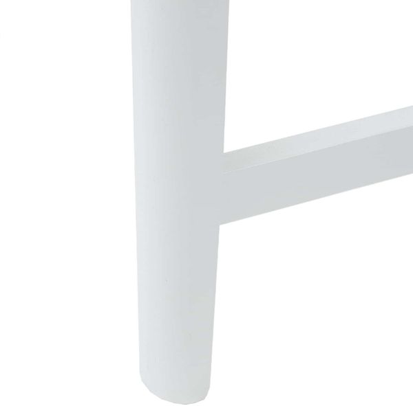 vidaXL Esszimmerstühle 2 pcs Weiß 48 x 49 x 95 cm Massives Gummiholz 42020479 Bild 10