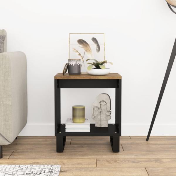 vidaXL Couchtisch 40x31x46 cm Massivholz Mango & Holzwerkstoff 350643 Bild 12