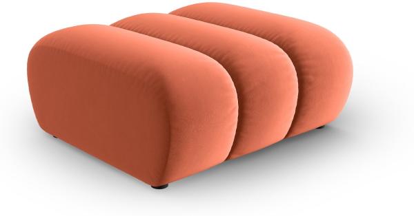 Micadoni Hocker Lupine Samtstoff Salvador Koralle