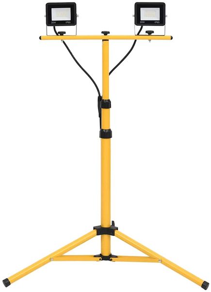vidaXL LED-Fluter mit Stativ 2x20 W Kaltweiß 149659