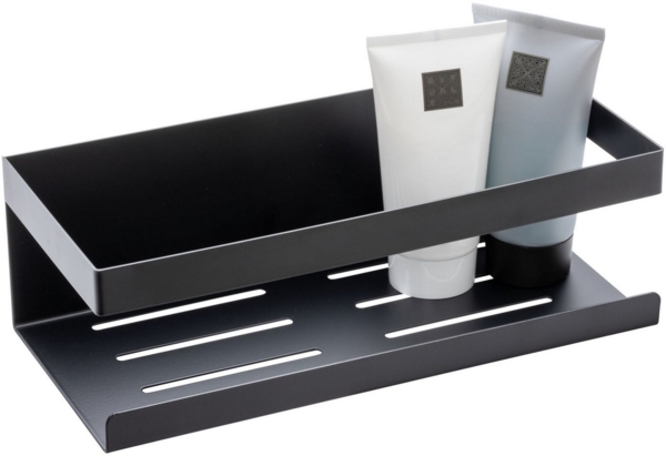 SCHÖNER WOHNEN-Kollektion Wandregal »Meleto«, Ablage aus Edelstahl fürs Bad, Anbringung ohne Bohren mit Klebepad