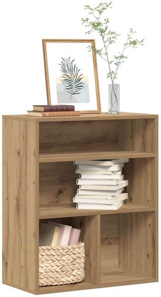 vidaXL Bücherregal Artisan-Eiche 60x30x71,5 cm Holzwerkstoff 860318