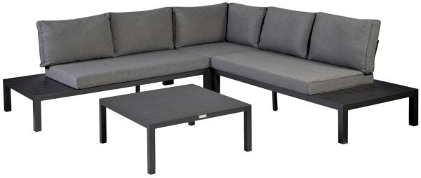 Gartenecksofa La Vida aus Aluminium, Anthrazit Bild 2