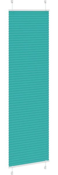 vidaXL Plissee Petrolgrün 55x200 cm Stoffbreite 54,4 cm Polyester 4015406 Bild 3