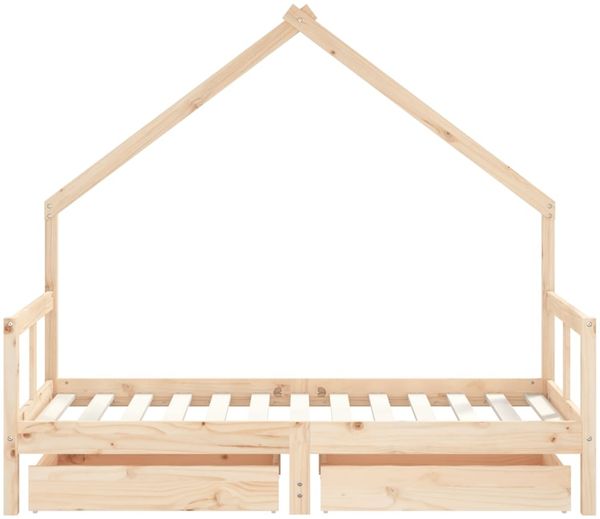 vidaXL Kinderbett mit Schubladen 80x160 cm Massivholz Kiefer 834543 Bild 5
