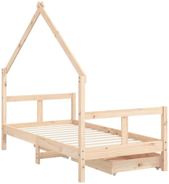 vidaXL Kinderbett mit Schubladen 80x160 cm Massivholz Kiefer 834543 Bild 7