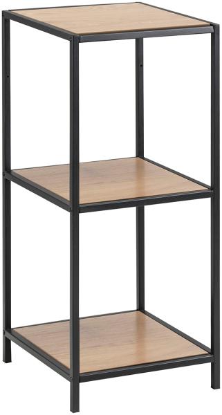 Regal >Carney< in Wildeiche aus Metall - 37x82,5x35cm (BxHxT)