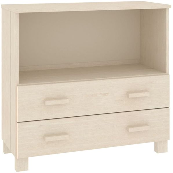 Sideboard, Kommode Honigbraun 85x35x80 cm Massivholz Kiefer