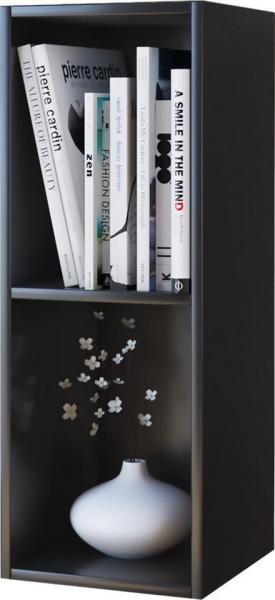 VCM Standregal Mendas 916735 Schwarz H. 72 x B. 34 x T. 30 cm