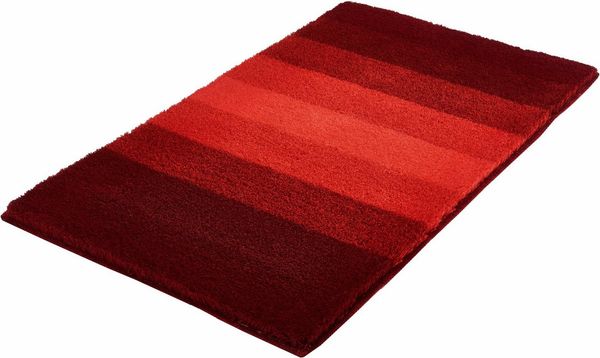 MEUSCH Badematte Palace, Höhe 23 mm, rutschhemmend beschichtet, fußbodenheizungsgeeignet, Kunstfaser, Badteppich, gestreift, mit Farbverlauf, waschbar
