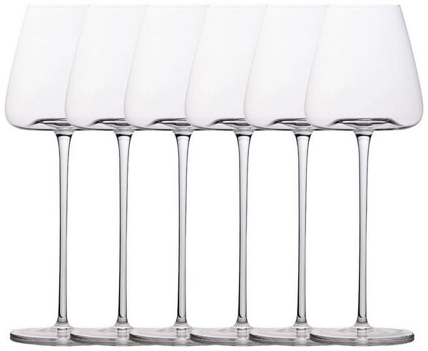 Intirilife Weinglas, 6-tlg, Glas, Wein Glas Set 500ml Weißwein Rotwein Gläser Spülmaschinenfest (6-tlg)