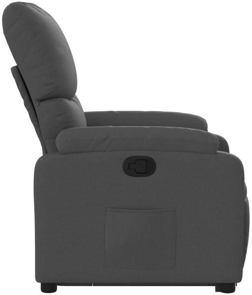 vidaXL Relaxsessel mit Aufstehhilfe Dunkelgrau Stoff 3204825 Bild 10