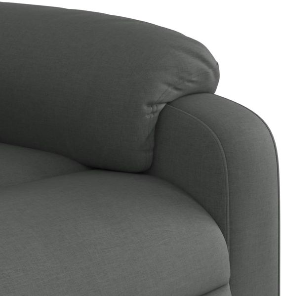 vidaXL Relaxsessel mit Aufstehhilfe Dunkelgrau Stoff 3204825 Bild 11