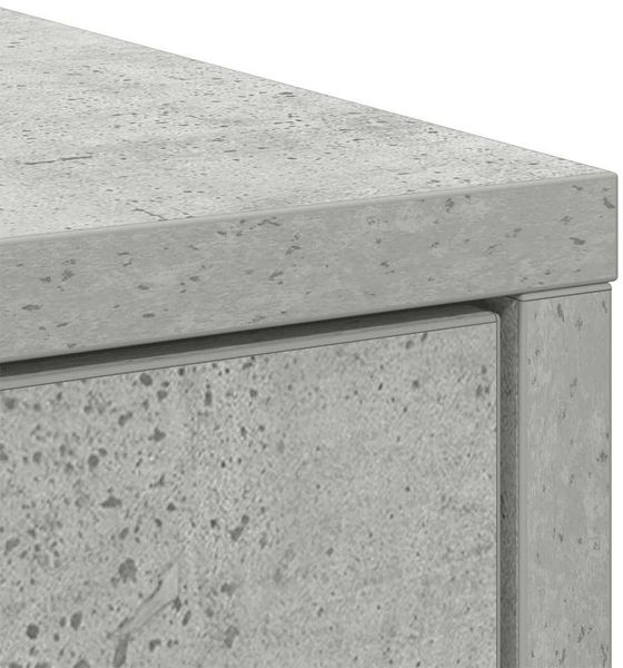 vidaXL Sideboard mit Schubladen und Türen Betongrau 70,5x34x74,5 cm 861844 Bild 9