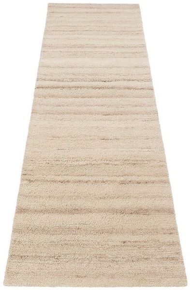 THEKO Läufer Janne, Berber Teppich, reine Wolle, meliert, handgearbeitet, rechteckig, Höhe: 20 mm, handgetuftet, Wohnzimmer, Schlafzimmer, Flur, Teppich-Läufer, Brücke
