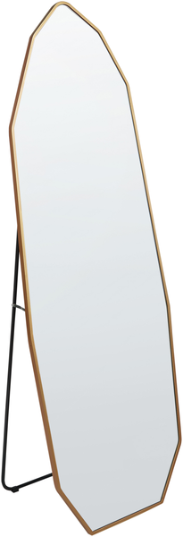 Standspiegel TARTAS 165 cm Metall Gold