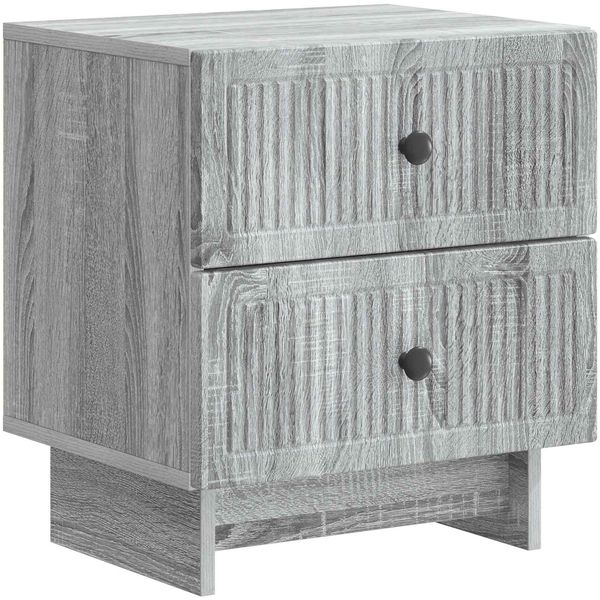 vidaXL Nachttisch Graues Sonoma 43 x 34,5 x 47,5 cm Holzwerkstoff 893847