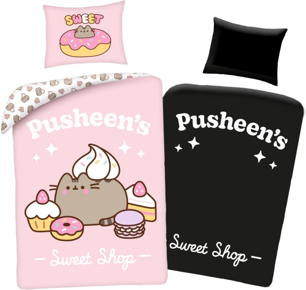 Pusheen The Cat Bettwäsche Kinderbettwäsche PUS2763 140x200 cm + 70x90 cm Bild 1