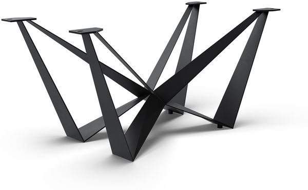 Tischgestell Spider Metall Schwarz für Ausziehtische von 180-300 cm