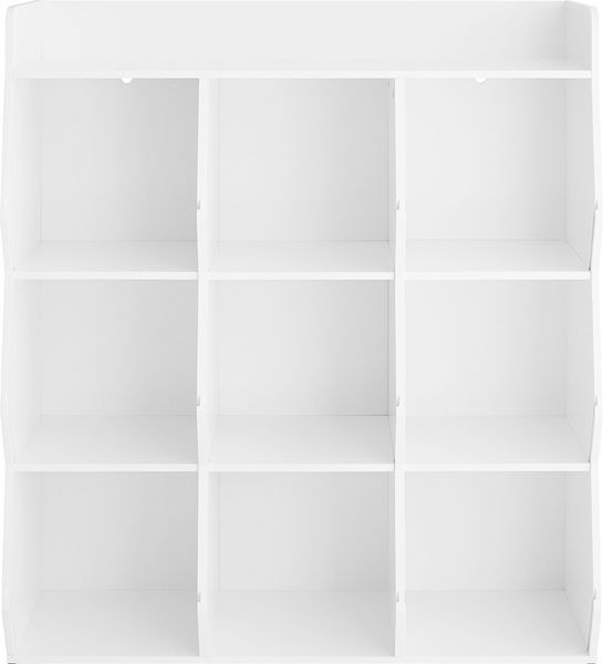 SoBuy KMB120-W Kinderregal, MDF, Lackiert, Weiß, 95 x 105 x 34 cm