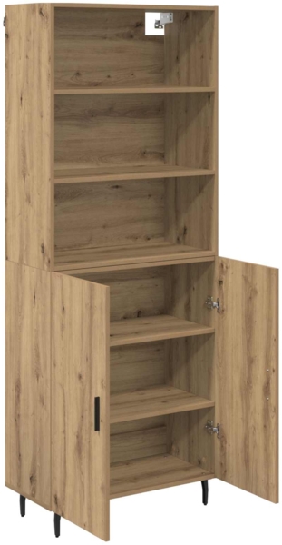 vidaXL Highboard Artisan-Eiche 69,5 x 34 x 180 cm 3415913