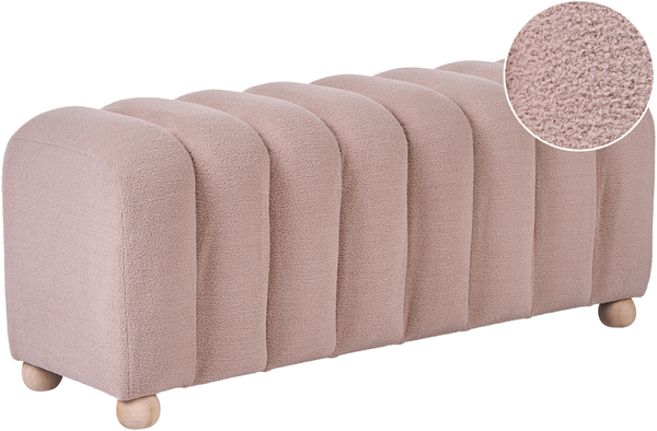 Polsterbank IDYLLWILD Bouclé Beige