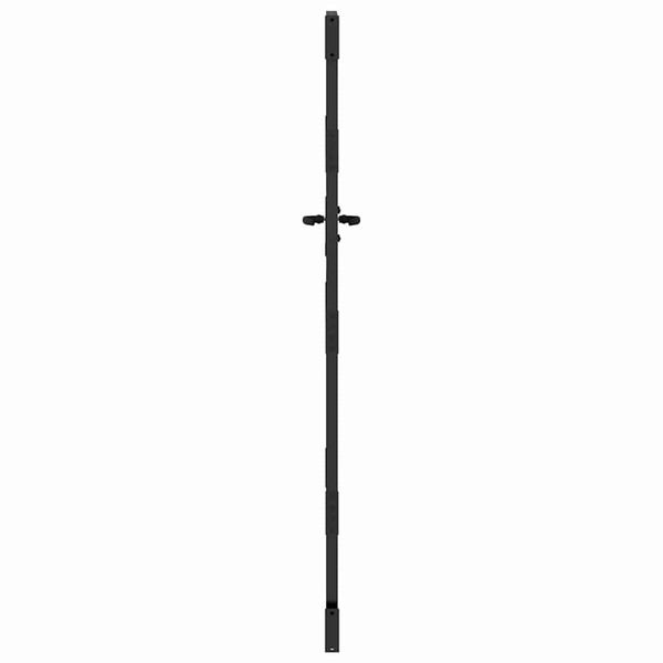 vidaXL Gartentor 85 x 175 cm Pulverbeschichteter Stahl Schwarz 42015872 Bild 5