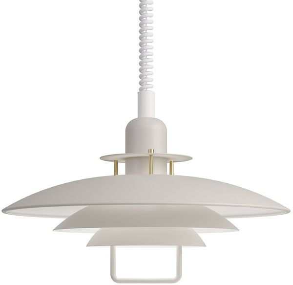 BELID 1214526 Primus II Pendelleuchte 1-flammig sand messing 43cm