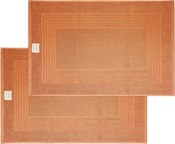 Dyckhoff Hotelmatte Nature, Höhe 3 mm, beidseitig nutzbar, Baumwolle, rechteckig, 2 teilig