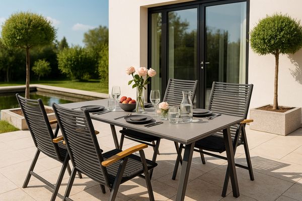 LC Garden Gartenset 5tlg. Gartentisch Sunrest