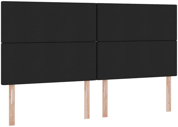 vidaXL Aufbewahrungsbett mit Matratze Schwarz 200 x 200 cm Stoff 3371741 Bild 8
