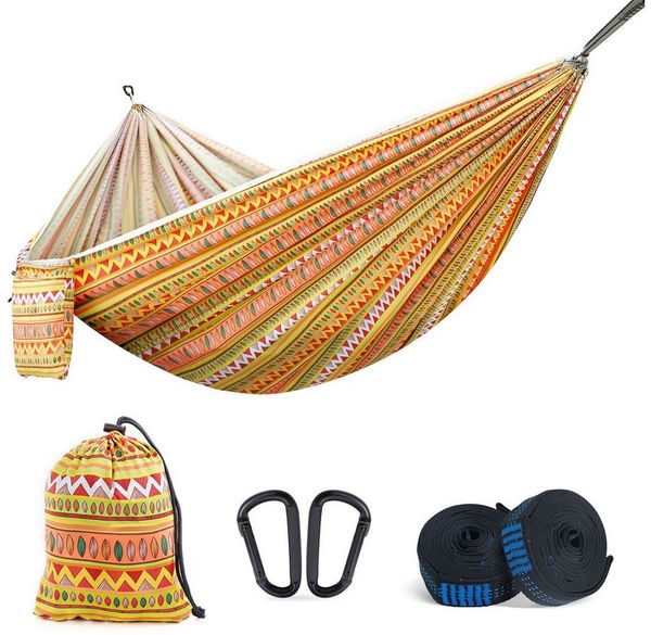 Refttenw Hängematte Outdoor-Camping-Hängematte, tragbar